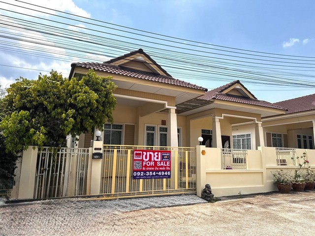 ขายบ้านเดี่ยวชั้นเดียวบางเสร่ ม.นาวีเฮ้าส์ 35 โปร่ง โล่ง สบาย เงียบสงบ พร้อมเฟอร์ พร้อมเข้าอยู่  ที่ดินเนื้อที่ 72.7 ตร.ว.