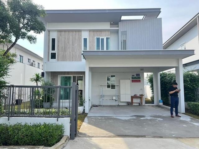 HR 9868 ให้เช่า ขายบ้านเดี่ยว พฤกษ์ลดา รามอินทรา จตุโชติ ใกล้ทางด่วน แปลงมุม วิวสวน พร้อมอยู่