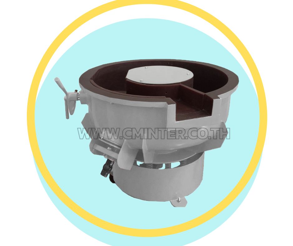 Vibratory finishing machine with Separator  เครื่องเขย่า