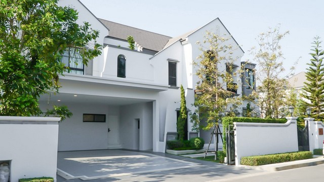 LV53522 ให้เช่า บ้านเดี่ยว นันทวัน พระราม 9 – กรุงเทพกรีฑาตัดใหม่ บ้านสไตล์ฝรั่งเศสผสมผสานใกล้โรงเรียนนานาชาติชั้นนำ