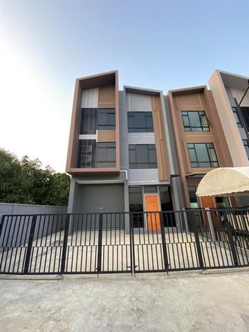 ขายโฮมออฟฟิศ 3 ชั้น 91.4 ตร.ว. พร้อมโกดัง หลังมุม ซอยกัตนา บางใหญ่ นนทบุรี