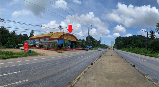 ขายบ้านพักอาศัยพร้อมโกดัง ถนน เพชรเกษม(4)กม.113+200 ต.ไสไทย อ.เมืองกระบี่ จ.กระบี่