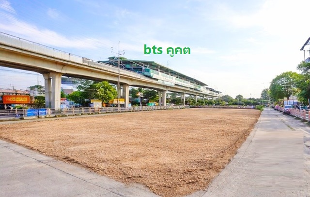 รถไฟฟ้า BTSคูคต 500ม.ที่ดินถมแล้วให้เช่า  ใกล้คลองสอง เหมาะลงทุน โกดัง โลจิสติกส์ ขนาด 5 ไร่ ลำลูกกา21-27