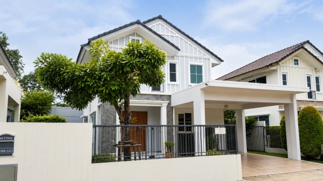 ขายบ้านเดี่ยว 2 ชั้น 50.2 ตร.วา  วิลลาจจิโอ2 ศรีนครินทร์–บางนา Villaggio 2 Srinakarin- Bangna  ตกแต่งครบพร้อมเข้าอยู่