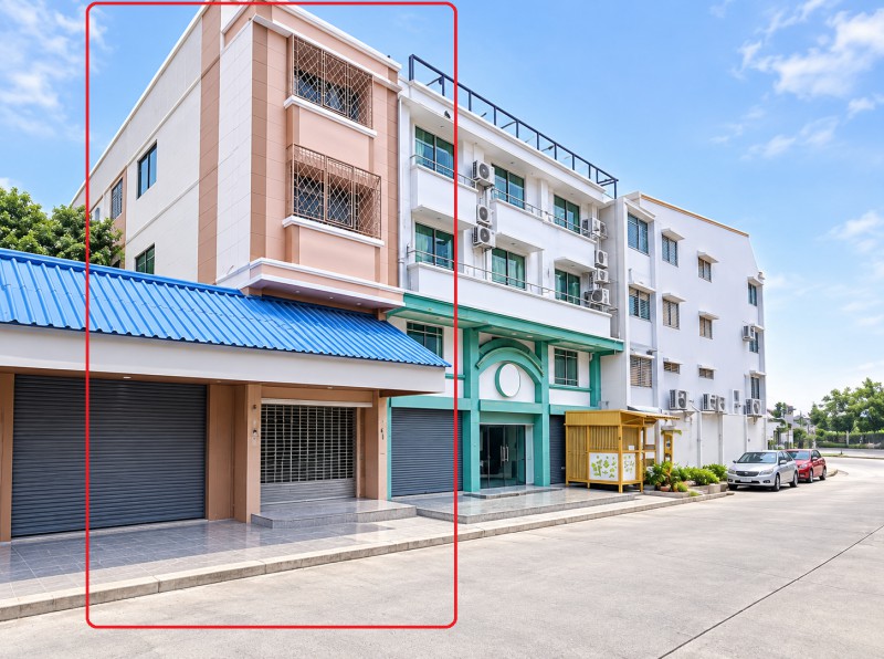 กระทุ่มล้ม สามพราน นครปฐม เดอะโฟร์ทสาย4  400ม.  5นอน  อาคารพาณิชย์ 4 ชั้นหลังมุม 27ตร.ว 400ตร.ม.5น้ำ ใกล้อิมเมจมอลล์ 450 ม.ทำเลติดถนน 4 เลน