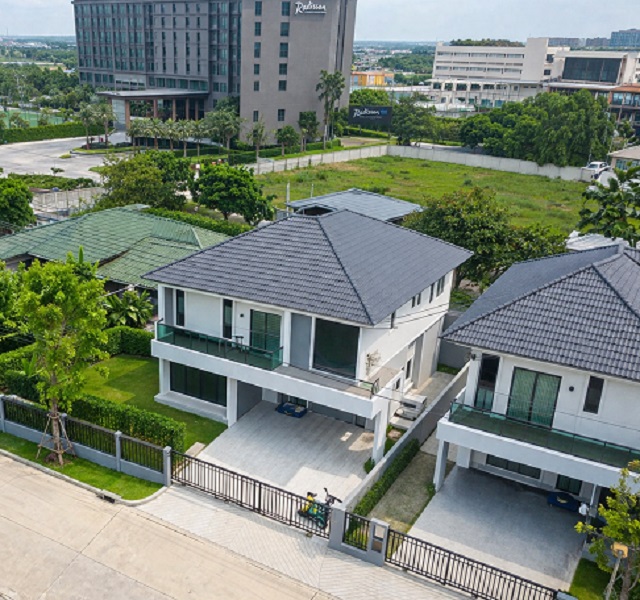 สนามบินดอนเมือง ช่างอากาศอุทิศ บ้านเดี่ยว 2 ชั้น 4 นอน 5 น้ำ ใกล้ รร.นานาชาติ Harrow 800 ม. สนามบินดอนเมือง 100 ตร.ว.252 ตร.ม.บ้านหลังมุม