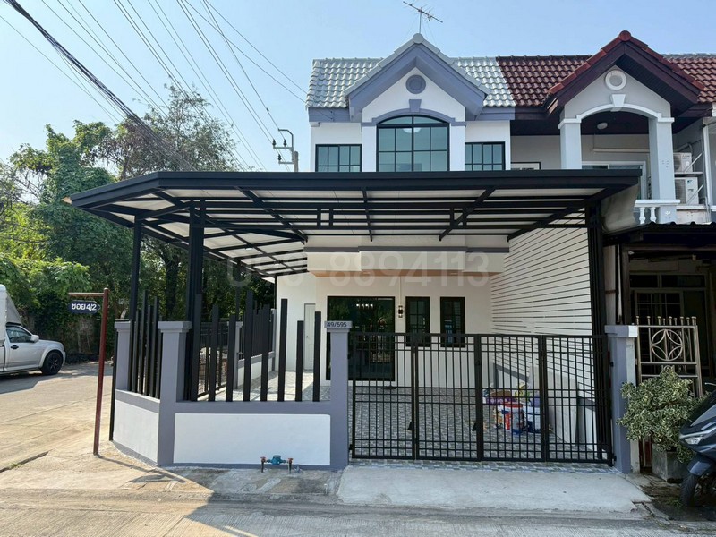 ขายทาวน์เฮ้าส์หลังมุม มบ.อรุณธรสุขาภิบาล 5 ขนาด 25 ตรว 3นอน 2น้ำ ตกแต่งสวย ทำเลดี อยู่สบายต้องหลังนี้