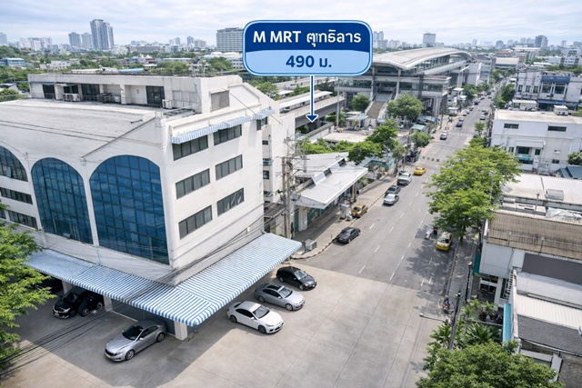 ทำเลอินทามระ  ม.หอการค้าไทย 5นอน ให้เช่า 2 คูหา ห้องมุม ตลาดห้วยขวาง  MRTสุทธิสาร 490ม. 5คัน อาคาร 5 ชั้น 3น้ำ ใกล้  30 ตร.ว. 450 ตร.ม. 