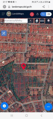 ขายที่ดินทำเลสวย ในเขตตำบลจอหอ อำเภอเมือง จังหวัดนครราชสีมา เนื้อที่ 3 งาน 20 ตารางวา