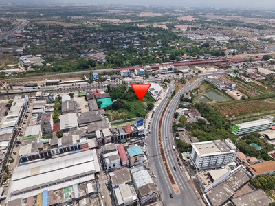 ขายที่ดินเปล่า 418.2 ตรว.  ติดถนนสิริโสธร ในอำเภอเมืองฉะเชิงเทรา เหมาะปลูกสร้างทำธุรกิจ ใจกลางความเจริญและแหล่งจ้างงาน ผังเมืองสีส้ม 