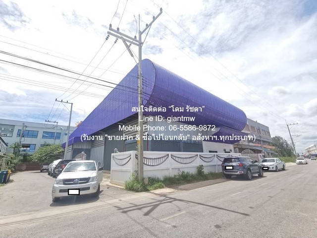 ขายโกดัง 1 ชั้น (800 ตร.ม.)+สำนักงาน+ห้องเก็บของ & อื่น ๆ อ.เมืองสมุทรสงคราม (ใกล้ห้างบิ๊กซี พระราม 2) 202  ตร.ว. ราคา 11.5 ล้านบาท