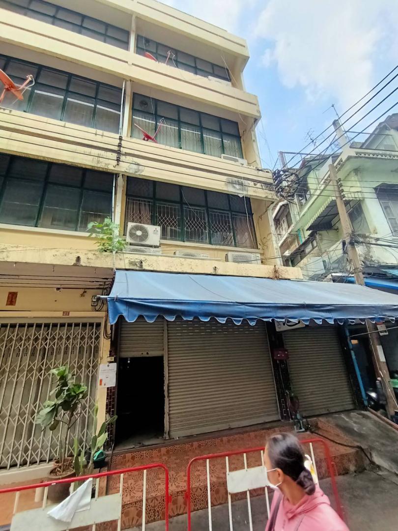 HR 9709  ขาย ให้เช่าอาคารพาณิชย์5ชั้น เจริญกรุง ซอย6 ทำเลดี ใกล้MRT สามยอด 