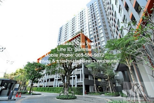 ขายด่วน condominium Aspire Sathorn-Taksin Copper Zone แอสปาย สาทร-ตากสิน คอปเปอร์ โซน ขนาด 26 SQ.METER 1นอน 1720000 BAHT. ใกล้กับ BTS วุฒกาศ สภาพแวดล้อมดี