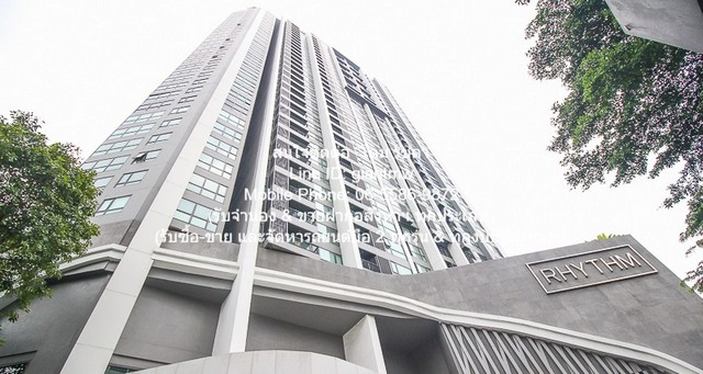 DSL-1193 ให้เช่า คอนโด ริทึ่ม สุขุมวิท 44/1 ชั้นที่ 26 40000 บาทต่อเดือน ใกล้กับ รถไฟฟ้า BTS พระโขนง ห้องนอน 1 ห้อง ห้องน้ำ 1 ห้อง