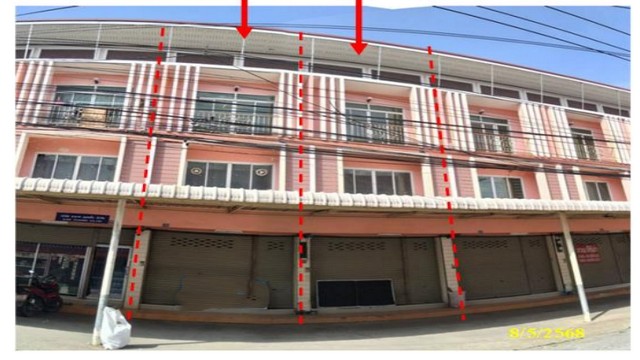 ขาย อาคารพาณิชย์ อำเภอหนองแค สระบุรี  ห่างจาก ตลาดเช้าหนองแค 350 m. 