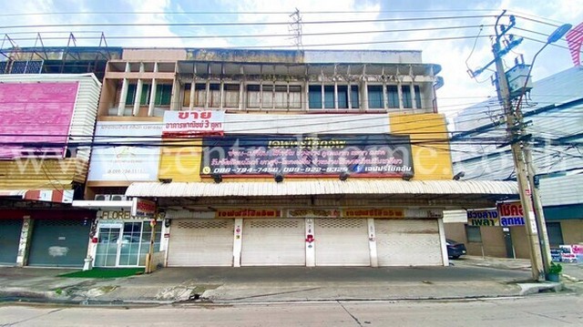 อาคารพาณิชย์ 3 คูหา กรุงเทพ-นนท์ ใกล้ MRT แยกติวานนท์ ทำเลดีติดถนน