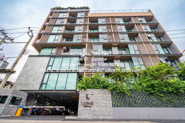 DSL-1230.1 ให้เช่า คอนโด LLOYD Soonvijai-Thonglor 31 ตร.ม. ชั้นที่ 4 ใกล้กับ ติด ร.พ.กรุงเทพ ห้องนอน 1 ห้อง ห้องน้ำ 1 ห้อง