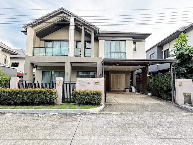 HR 9552 ให้เช่าบ้านหรู Bangkok Boulevard Rama 9 กรุงเทพกรีฑา ใกล้สนามบินสุวรรณภูมิ รับต่างชาติและสัตว์เลี้ยง