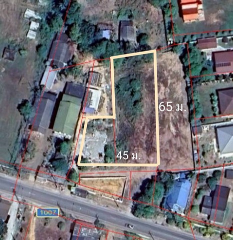 ขายด่วน  ที่ดินทำเลทองแปลงมุม ใกล้หาดสวนสน ระยอง  เนื้อที่ 1 ไร่ 98.4 ตร.ว.