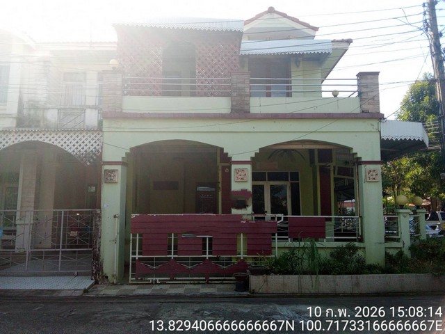 ขายทาวน์โฮม โครงการบ้านรื่นฤดี 3 ถนนหทัยราษฎร์ มีนบุรี กรุงเทพ