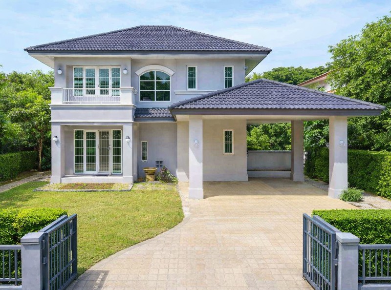 บ้านเดี่ยวขนาดใหญ่ 200 ตร.ม.วัชรพล-รามอินทรา 3นอน 3 น้ำ เพลินนารี่มอลล์  ตลาดวงศกร พร้อมแอร์ 72 ตร.ว. MRT วัชรพล 900 ม.