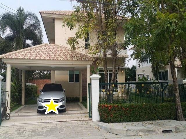 HR 9736 ให้เช่าบ้านเดี่ยว 2 ชั้น 80 ตร.วา. 4 ห้องนอน โครงการศุภาลัย สวนหลวง ถนนเฉลิมพระเกียรติ ร.9