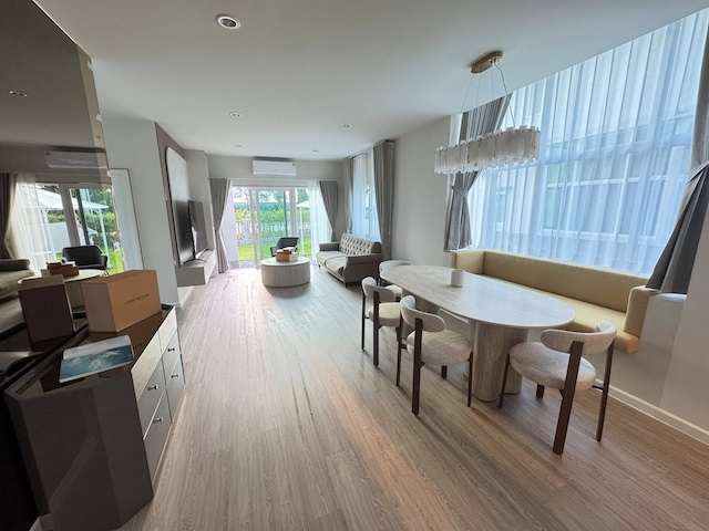 BH4021 ให้เช่าบ้านเดี่ยว สราญสิริ จตุโชติ บ้านใหม่ สไตล์ Urban Farmhouse ใกล้ทางด่วน รามอินทรา-อาจณรงค์ หลังมุมติดสวน