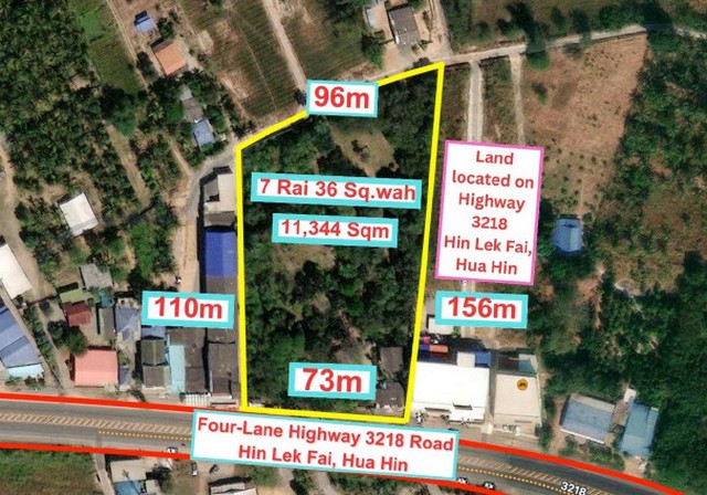 DSL-067 ขาย ที่ดิน ที่ดิน หินเหล็กไฟ หัวหิน ประจวบคีรีขันธ์ 7 ไร่ 2836 ตร.วา ประจวบคีรีขันธ์    17500000 บาท ใกล้กับ ห่างจากสี่แยกบายพาสหัวหิน สามารถเชื่อมไปถนนชะอำ-ปราณบุรี 3.4 กม