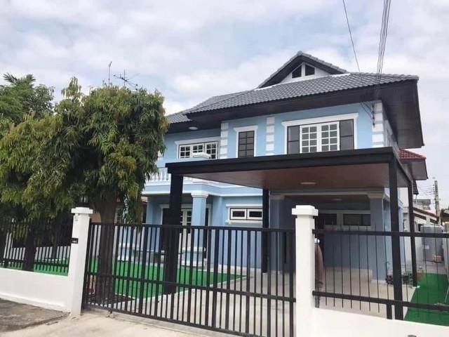HR 9744 ให้เช่าบ้านเดี่ยวหมู่บ้านมณียา รัตนธิเบศว์ นนทบุรี  เฟอร์นิเจอร์และเครื่องใช้ไฟฟ้าครบ 