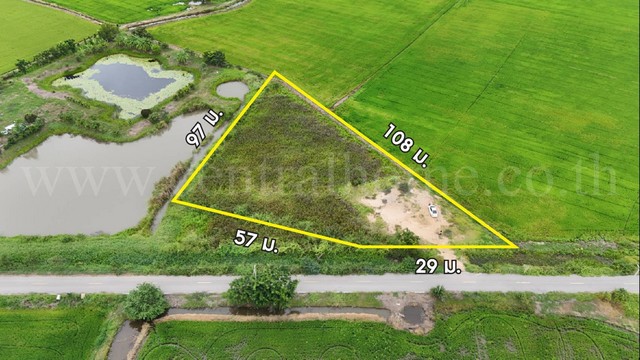 ลดราคา ที่ดินเปล่า 2-1-3.9 ไร่ ท่าระหัด เมืองสุพรรณบุรี ราคาถูกมาก