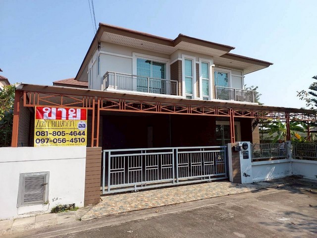 ขาย/เช่า บ้านเดี่ยว 2ชั้น 80 วา หลังมุม   หมู่บ้านเดอะพาร์ค (The Park) บางกระเจ้า-พระราม 2   สมุทรสาคร