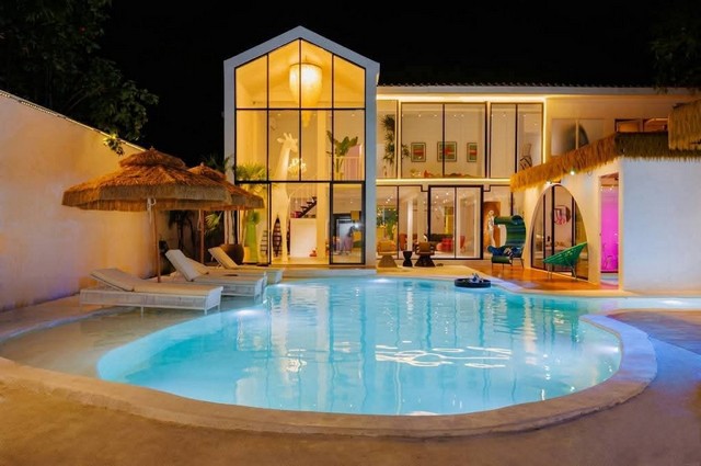 ให้เช่า Luxury Pool Villa พระโขนง บ้านเดี่ยวนอกโครงการ พร้อมสระว่ายน้ำส่วนตัว