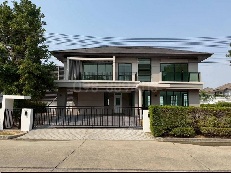 ขายบ้านเดี่ยว 2 ชั้น พร้อมสระว่ายน้ำ มบ.ณุศาศิริ ซิตี้ พระราม 2 ขนาด 154.4 ตรว 3นอน 5น้ำ น้าบ้านทิศใต้