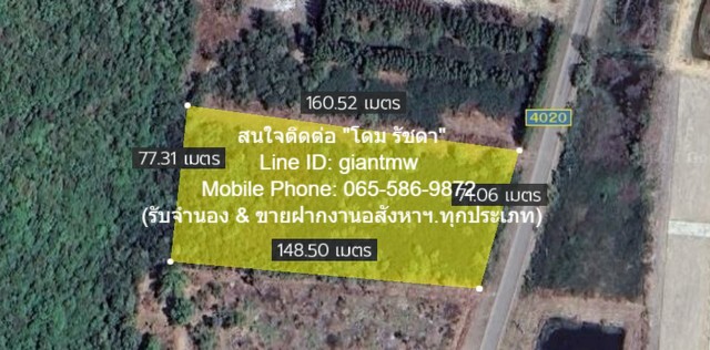 DSL-165 ขาย ที่ดิน ที่ดิน สามร้อยยอด  6 ไร่ 1 งาน 2570 ตารางวา 5999999 บาท