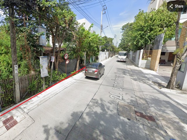 ขายที่ดิน 198 ตารางวา ลาดพร้าว 71 นาคนิวาส 48 แยก 14 แปลงสี่เหลี่ยมสวย ใกล้สตรีวิทยา2 เหมาะสร้างบ้าน หรือสำนักงาน 