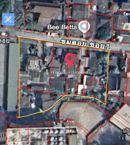 ขาย ที่ดิน ย่านนิมาน เชียงใหม่  470  ตรว   เข้าจากถนนคันคลอง  100 เมตร