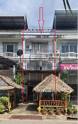 ขายอาคารพาณิชย์ ถ.สายสุราษฎร์-ตะกั่วป่า ต.เขาวง อ.บ้านตาขุน จ.สุราษฎร์ธานี