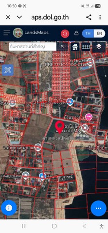 ขายที่ดิน ใกล้นิคมอมตะชลบุรี พานทอง ชลบุรี เนื้อที่ 28 ไร่ 1 งาน 1.3 ตารางวา