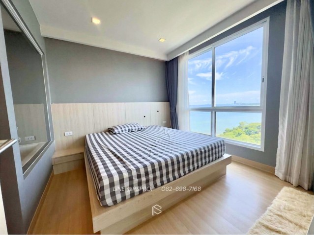 คอนโดเช่าบางพระ ใกล้ วัดเขาบางพระ Yuu Condo Sriracha คอนโดหรู ติดทะเล ติดถนนใหญ่ เครื่องใช้ไฟฟ้าครบ CR0572