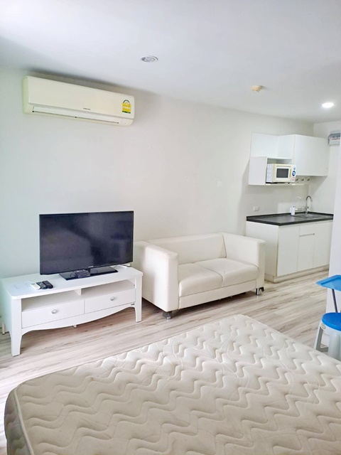 เครื่องใช้ไฟฟ้าครบ S9 Condo ค.ซักผ้า ตึกA ชั้น4 25ตร.ม. ห้อง Studio ถ.ราชพฤกษ์  MRTบางรักใหญ่ รัตนาธิเบศ 1น้ำ 