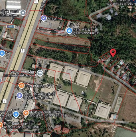 ขายที่ดิน1ไร่23ตรว. ใกล้เซนจอห์นแมรี่สระบุรี  หนองยาว เมืองสระบุรี 093-441-5691