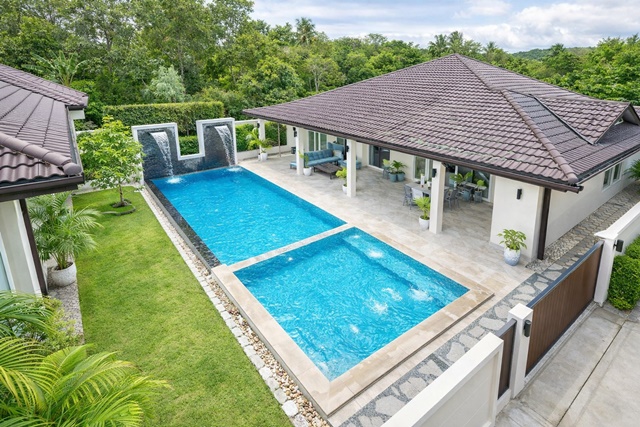 เช่า Pool Villa บ้านเดี่ยวหรู สไตล์โมเดิร์น 6 นอน 7 น้ำ ใกล้ตลาดห้วยใหญ่ 900ม.215 ตร.ว. 600 ตร.ม. พรีเมียม ทำเลศักยภาพ ห้วยใหญ่