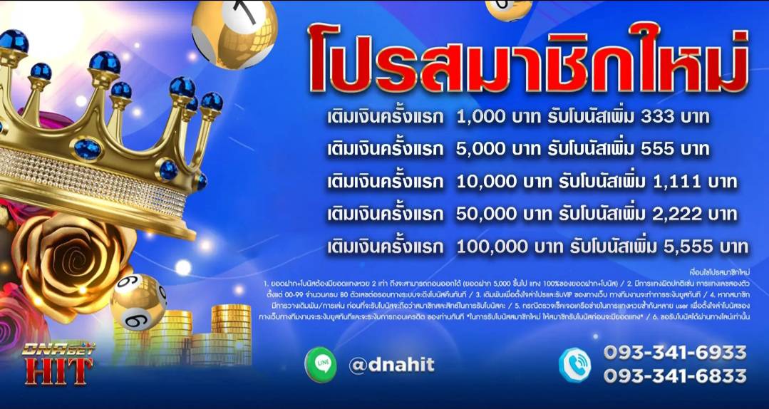 huaydnabet ออนไลน์อันดับ 1 ที่มาแรงที่สุด เรามีบริการทั้ง หวยรัฐบาล หวยลาว หวยฮานอย หวยหุ้นไทย หวยยี่กี 
