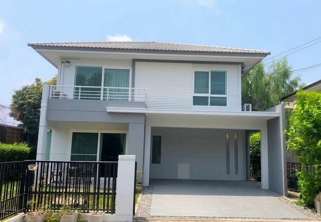 ให้เช่าบ้านเดี่ยวหลังมุม ม.สีวลี สุวรรณภูมิ 3 ห้องนอน  3 ห้องน้ำ แอร์ 4 เฟอร์นิเจอร์และเครื่องใช้ไฟฟ้าครบ