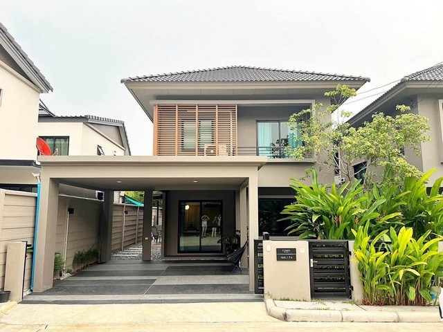 รหัสC7236 ให้เช่าบ้านเดี่ยว 2ชั้น หมู่บ้านAreeya Como Botanica บางนา 1 บ้านตกแต่งพร้อมอยู่