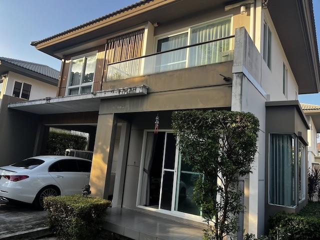 HR 9613 ให้เช่า บ้านเดี่ยว มัณฑนา เลควัชรพล สุขาภิบาล 5 สายไหม 3 ห้องนอน 55 ตร.ว จอดรถ 4 คัน