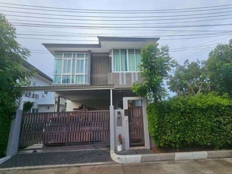 ขายบ้านเดี่ยว 2 ชั้น หลังมุม หมู่บ้านภัททาไพรม์ บางละมุง ถนนสาย 36 TP-H2318