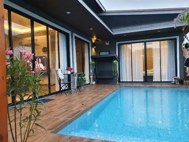 ขายด่วน  บ้านพูลวิลล่า ชะอำ Angel Pool Villa Cha-Am บ้านพักสไตล์โมเดิร์น พร้อมสระว่ายน้ำในตัว