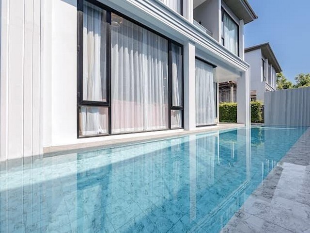 PO942 ขาย บ้านเดี่ยวหรูระดับ  Belgravia Exclusive Pool Villa เบลกราเวีย เอ็กซ์คลูซีฟ พูลวิลล่า บางนา-พระราม 9 พร้อมสระว่ายน้ำส่วนตัว 