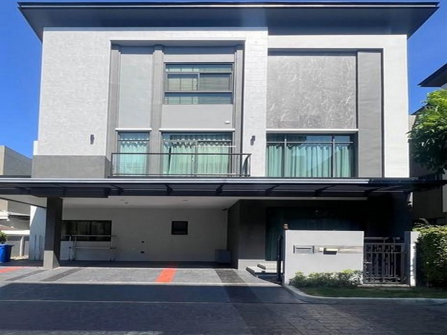 ให้เช่า บ้านเดี่ยว 3 ชั้น ย่านปุณณวิถี โครงการ เดอะ เจนทริ สุขุมวิท101 ตกแต่งสวยพร้อมเข้าอยู่